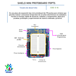 SHIELD MINI PROTOBOARD 170PTS