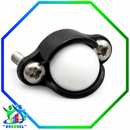 RUEDA LOCA 3/8 CON BOLA PLÁSTICA (POLOLU)