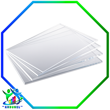 LAMINA DE ACRILICO INDUSTRIAL TRANSPARENTE 120X244 CM DE 2,2MM