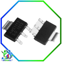 REGULADOR SMD AMS1117 SOT-223 5V (ORIGINAL)