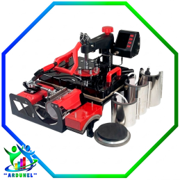 MAQUINA DE PRENSA TERMICA PARA SUBLIMACION 8 EN 1 P8100-PRO DE 29X38CM