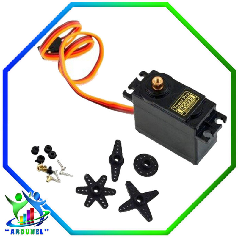SERVOMOTOR MG995 12KG 180 GRADOS SERVOMOTOR MG995 12KG 180 GRADOS