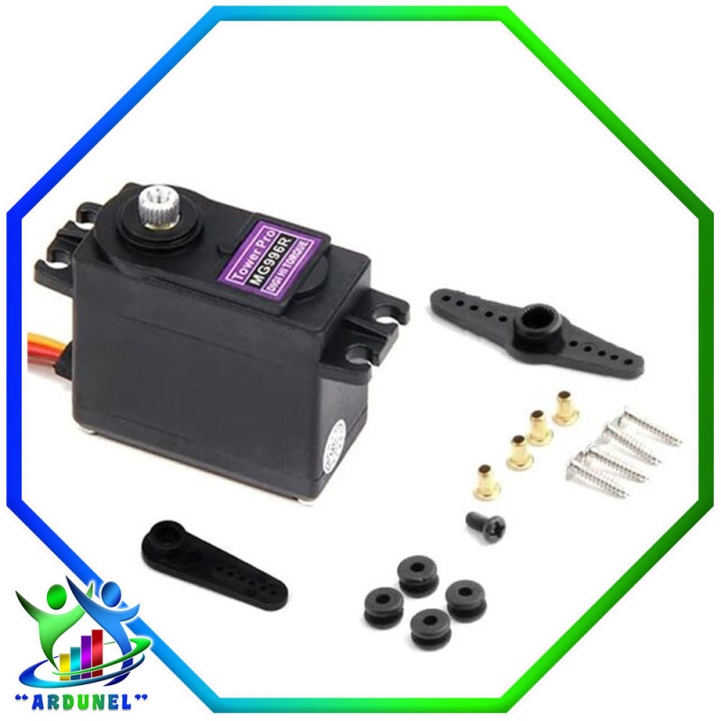 SERVOMOTOR MG996 16KG 180 GRADOS (ALTA CALIDAD) SERVOMOTOR MG996 16KG 180 GRADOS (ALTA CALIDAD)