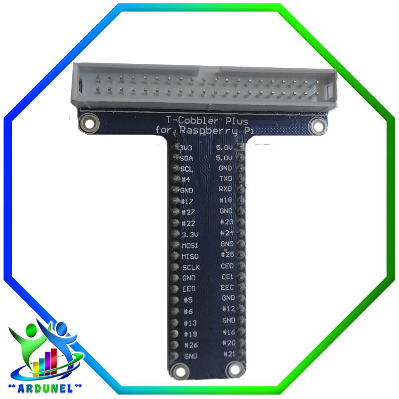 GPIO ADAPTADOR PARA RASPBERRY PI3 (40 PINES) AZUL GPIO ADAPTADOR PARA RASPBERRY PI3 (40 PINES) AZUL