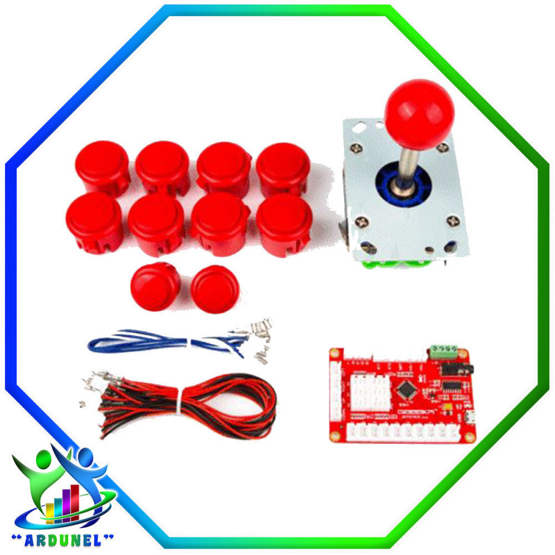 KIT RASPBERRY PI ARCADE GAME JOYSTICK USB PC ROCKER CONTROL KIT RASPBERRY PI ARCADE GAME JOYSTICK USB PC ROCKER CONTROL