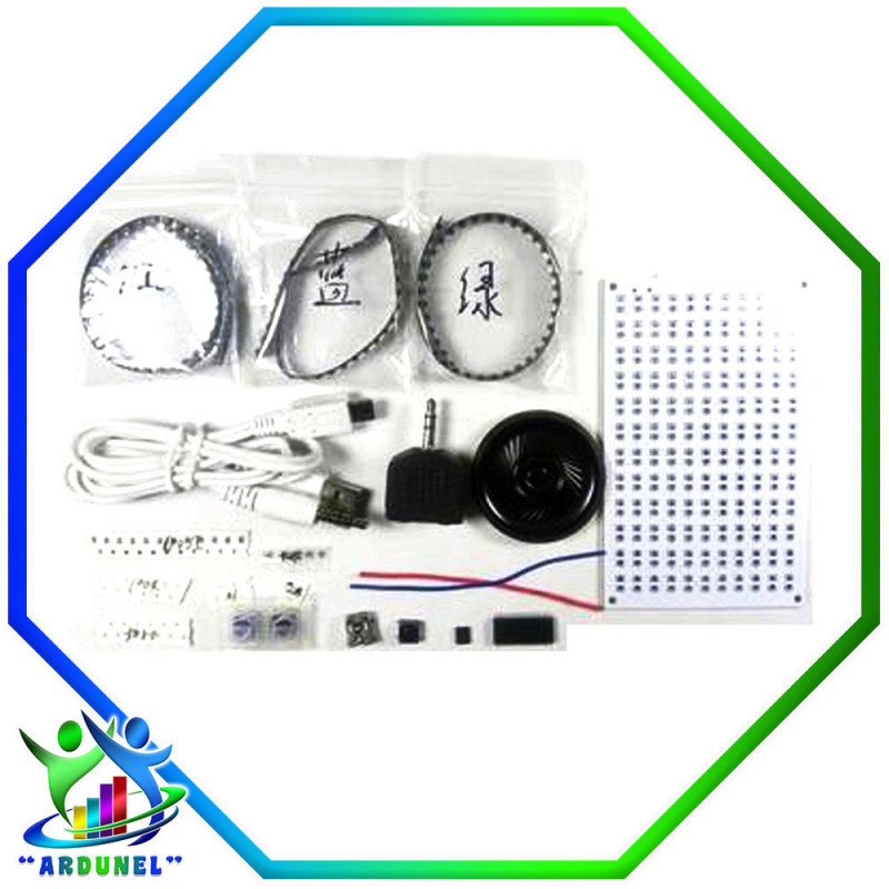 KIT DIY LED DE EXHIBICIÓN DE ESPECTRO DE MÚSICA KIT DIY LED DE EXHIBICIÓN DE ESPECTRO DE MÚSICA