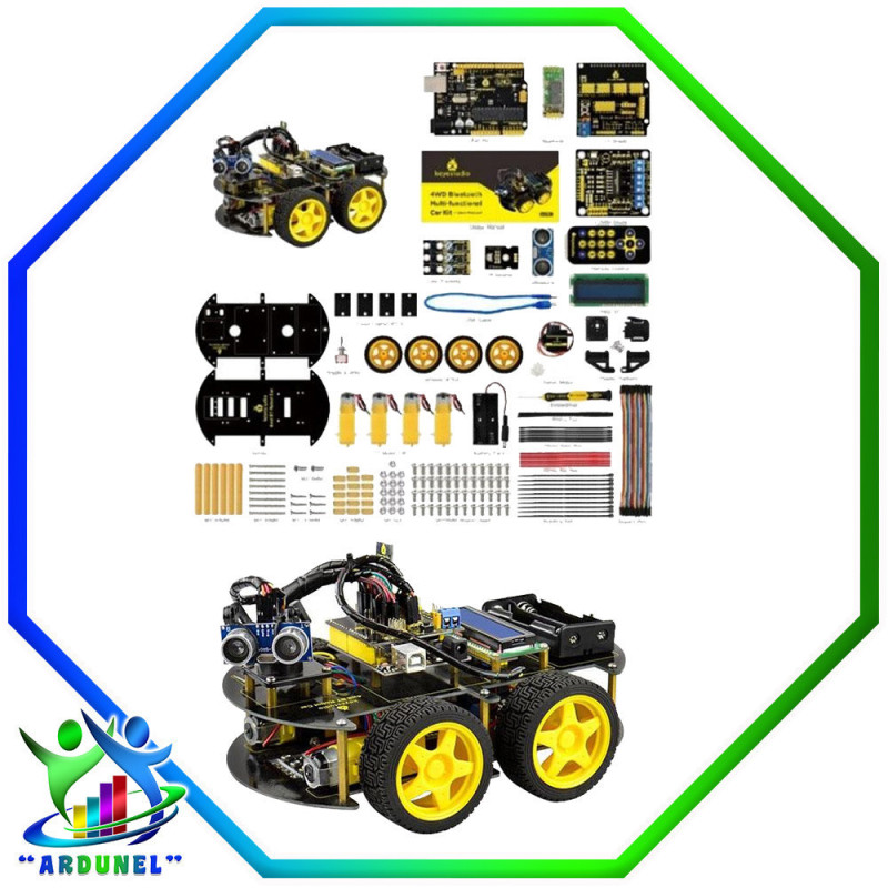 KIT CARRITO 4WD KEYESTUDIO KIT CARRITO 4WD KEYESTUDIO