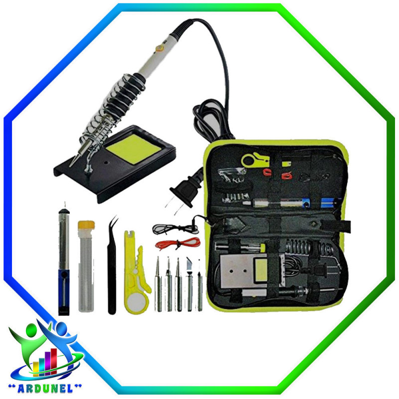 KIT DE SOLDADURA CAUTIN REGULABLE AC 220V KIT DE SOLDADURA CAUTIN REGULABLE AC 220V