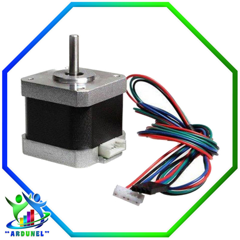 NEMA17 MOTOR PASO A PASO DE 40MM 1.2 A+ CABLE 720 MM KS42STH40-1204A NEMA17 MOTOR PASO A PASO DE 40MM 1.2 A+ CABLE 720 MM KS42STH40-1204A