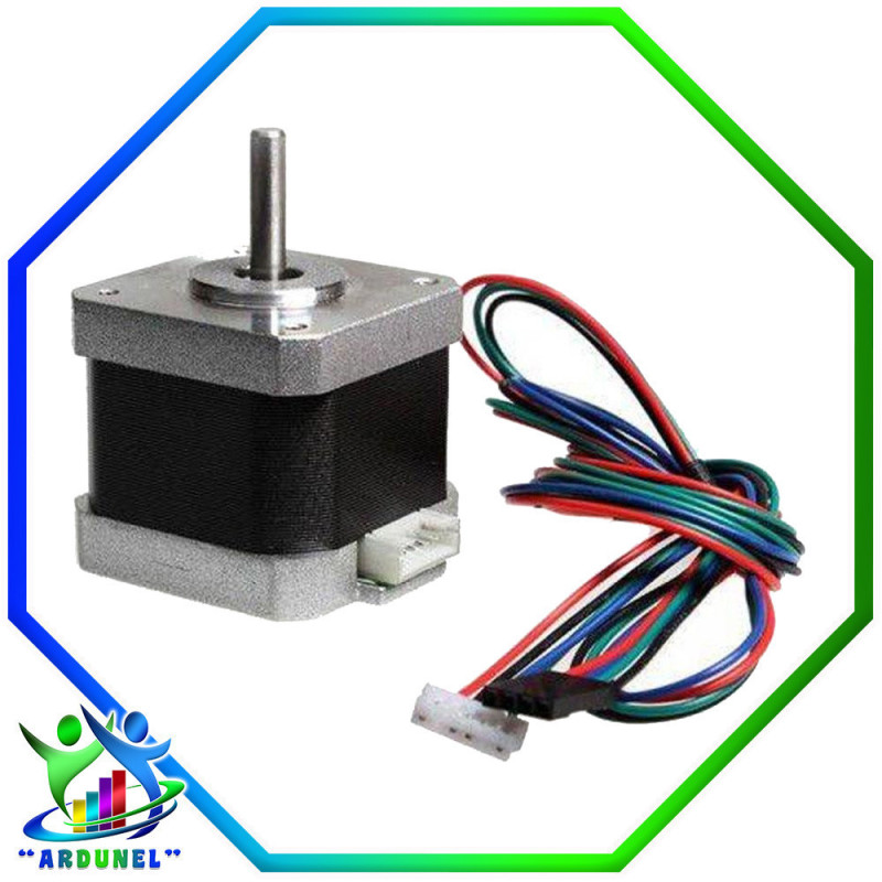NEMA17 MOTOR PASO A PASO DE 34MM 1.5 A + CABLE DE 720 MM NEMA17 MOTOR PASO A PASO DE 34MM 1.5 A + CABLE DE 720 MM