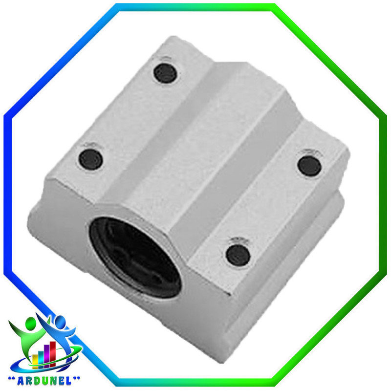 SC12UU BLOQUE DESLIZANTE LINEAL PARA VARILLA LISA DE 12MM ALUMINIO ALTA CALIDAD SC12UU BLOQUE DESLIZANTE LINEAL PARA VARILLA LISA DE 12MM ALUMINIO ALTA CALIDAD