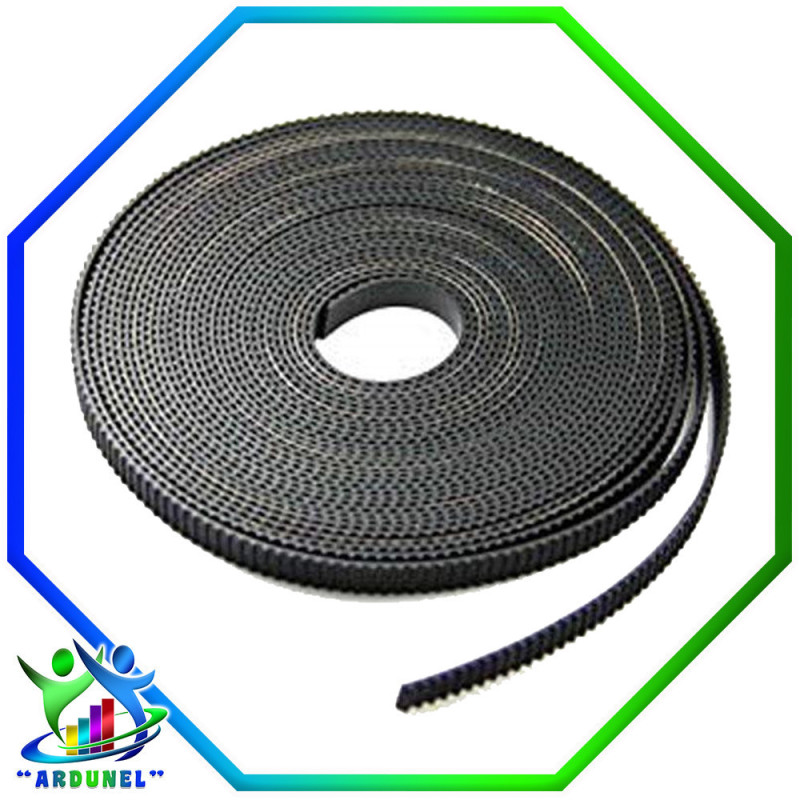 CORREA DENTADA ABIERTA GT2-6MM X METRO (ALTA CALIDAD)