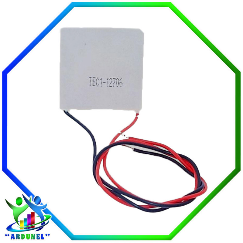 PLACA PELTIER TEC1-12706 12V 6A PLACA PELTIER TEC1-12706 12V 6A