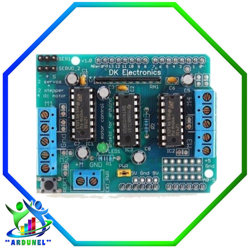 SHIELD CONTROLADOR L293D PAP SHIELD CONTROLADOR L293D PAP