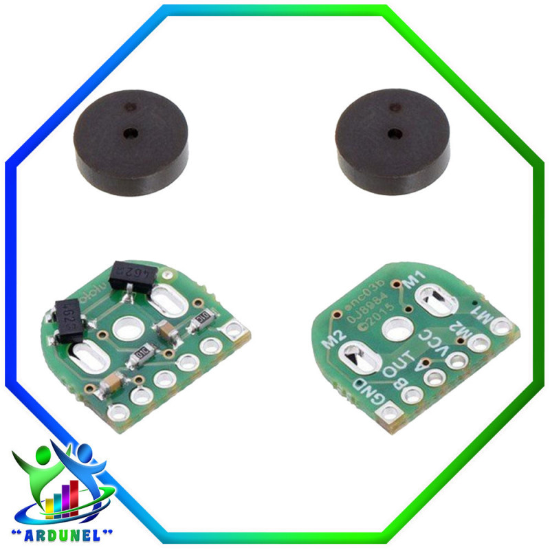 ENCODER MAGNÉTICO PARA MICRO MOTOR 12CPR 2,7-18V (PAR) ENCODER MAGNÉTICO PARA MICRO MOTOR 12CPR 2,7-18V (PAR)