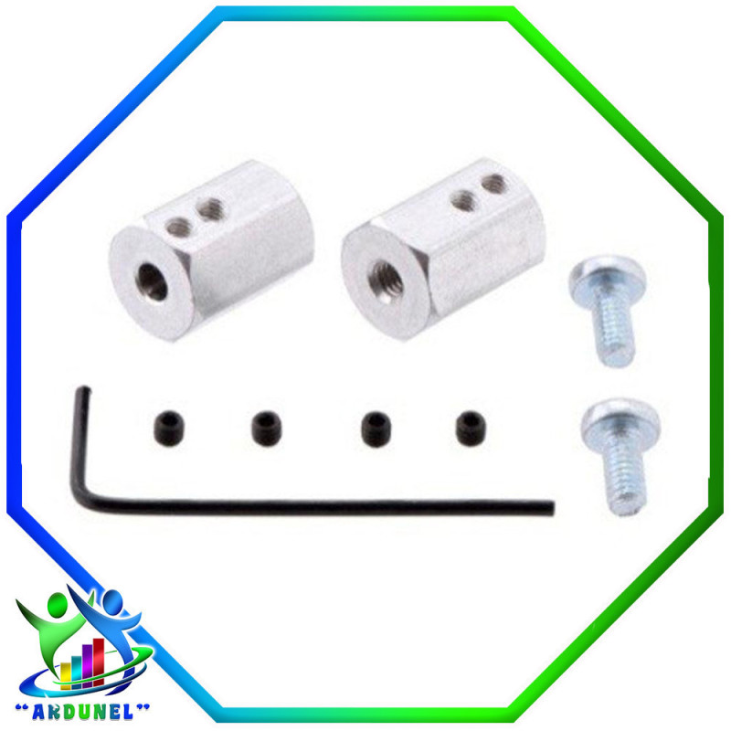 ADAPTADOR DE RUEDA HEXAGONAL DE 12 MM PARA EJE DE 4 MM (PAQUETE DE 2) ADAPTADOR DE RUEDA HEXAGONAL DE 12 MM PARA EJE DE 4 MM (PAQUETE DE 2)