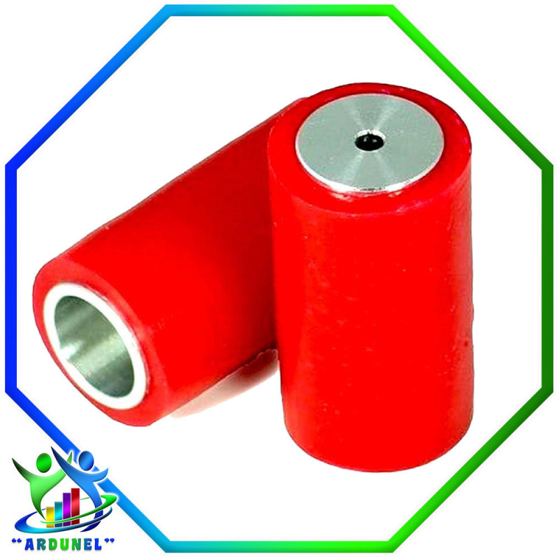 RUEDAS SEGUIDOR DE LÍNEA LARGAS 23×40 ROJO (PAR) RUEDAS SEGUIDOR DE LÍNEA LARGAS 23×40 ROJO (PAR)