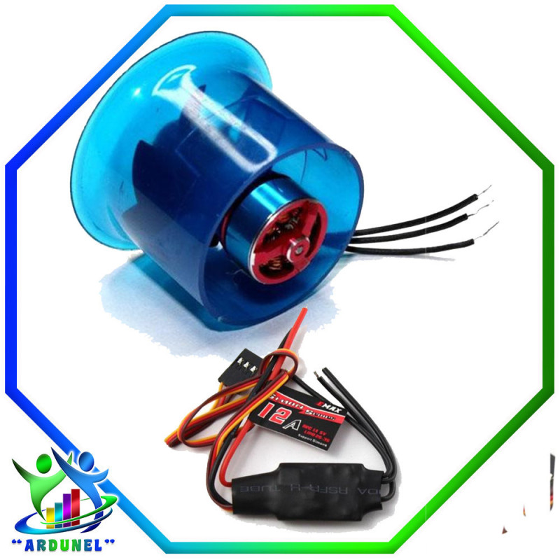TURBINA EDF27 + CONTROL DE VELOCIDAD ESC 12A TURBINA EDF27 + CONTROL DE VELOCIDAD ESC 12A